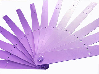 Single layer feather fan Metal aluminum staves Set of 14 & Hardware Kit