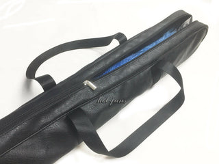 Faux Leather carrying Travel Bag for Feather Fans L size 35”（89 cm）