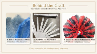 Behind the Craft: How Professional Feather Fans Are Made from Feathers to Final Performance