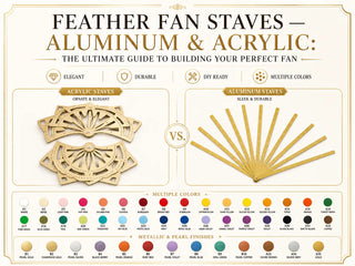 Feather Fan Staves — Aluminum & Acrylic: The Ultimate Guide to Building Your Perfect Fan
