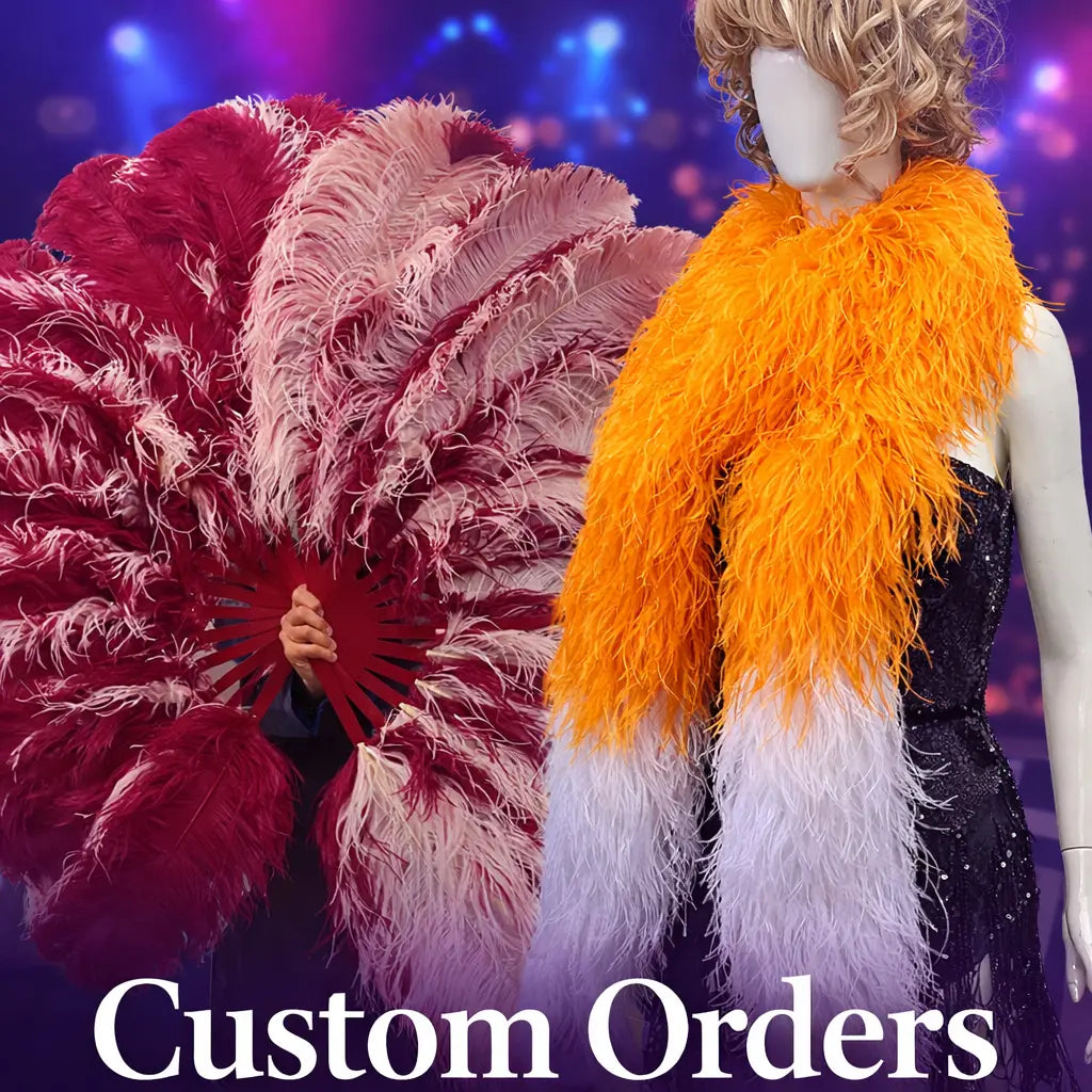 Custom Feather Fans & Boas | Made-to-Order Stage Designs | Hot Fans ...