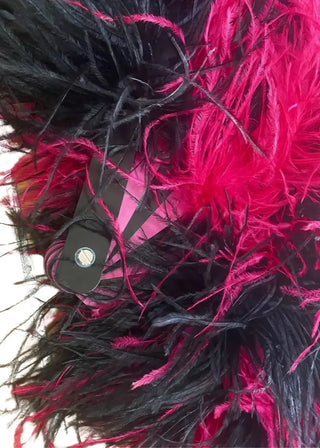 Luxuriöser Burlesque-Wechsel-Wasserfall-Fächer – 6/8/10-lagiger Straußenfeder-Boa-Fächer