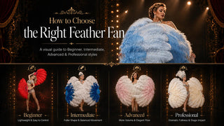 How to choose the right feather fan for burlesque and stage performance