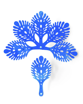 Kit de armazón para abanico de plumas de faisán DIY – Diseño artístico hueco de aluminio (2 juegos)