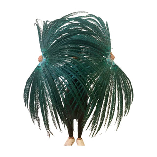 Special Offer Green huge Tall Pheasant Feather Fan 38"x 80"