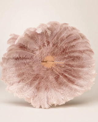 Custom mix Color 3 Layers Ostrich Feather Fan  35" x 70" | 180° Professional Look