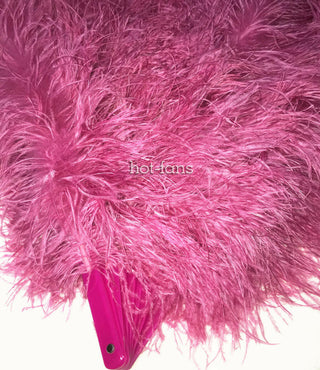 fuchsia  4 layers ostrich Feather Fan 35"x 67"