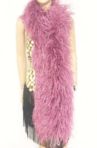 Fuchsia Luxury Ostrich Feather Boa 20 ply