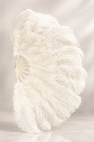Marabou & Ostrich Feather Fan 27" x 53" | Intermediate Soft Stage Look