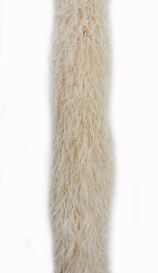 Khaki Luxury Ostrich Feather Boa 20 ply