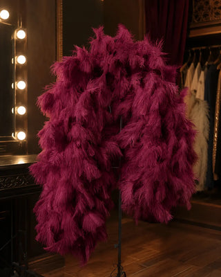 Extra Full Whole Ostrich Feather Boa – Oversized Burlesque & Showgirl Boa