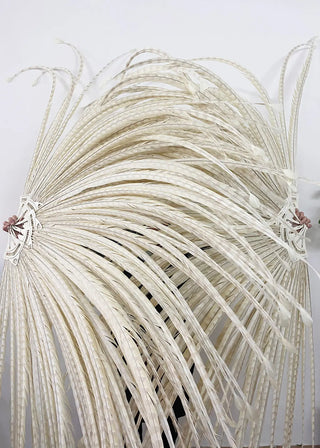 Luxury Tall Giant Pheasant Feather Fan