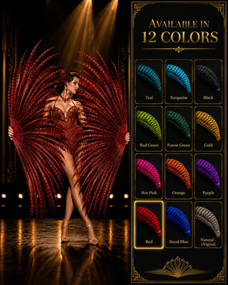 Red Lady Amherst pheasant tail feathers 
